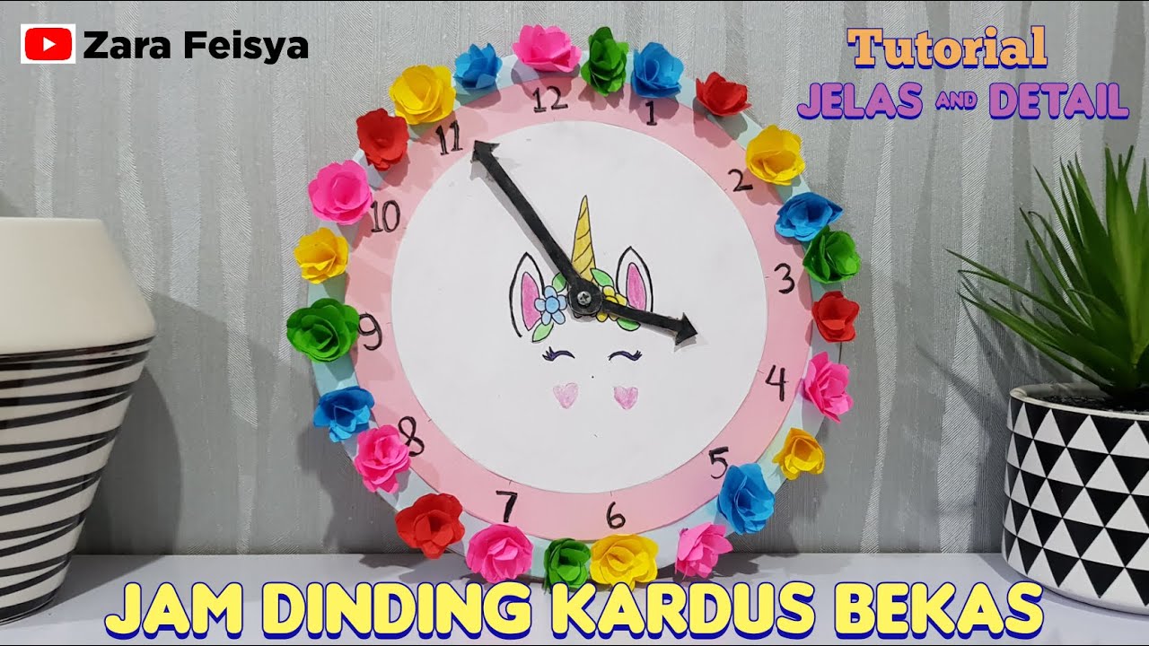 Detail Jam Dinding Unik Dari Kardus Nomer 10