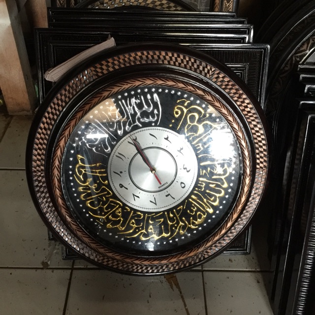 Detail Jam Kaligrafi Kayu Nomer 2