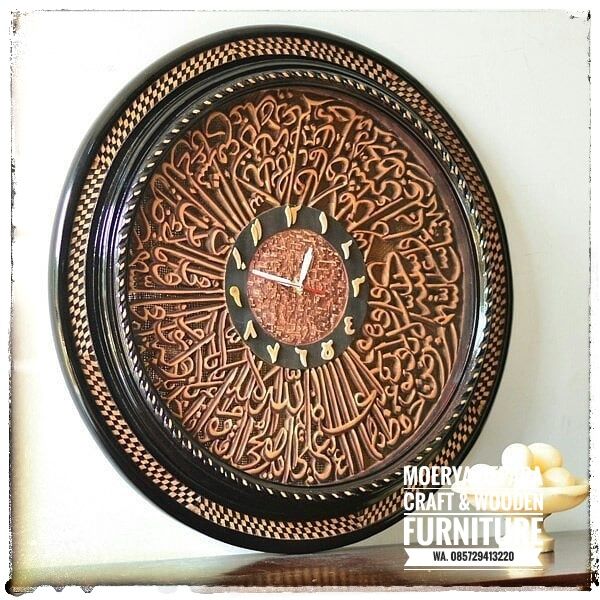 Detail Jam Kaligrafi Kayu Nomer 13