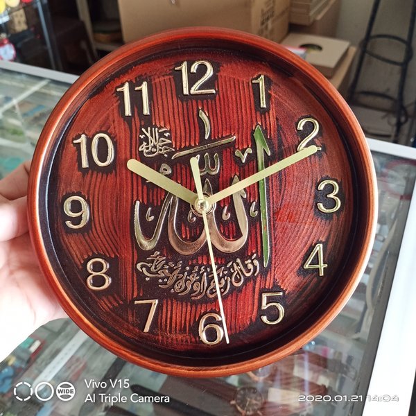 Detail Jam Kaligrafi Kayu Nomer 18
