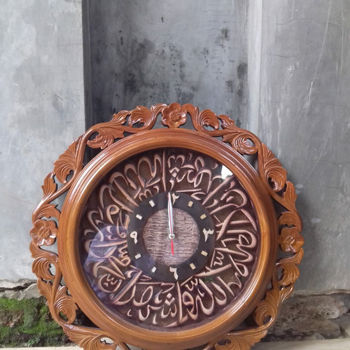 Detail Jam Kaligrafi Kayu Nomer 38
