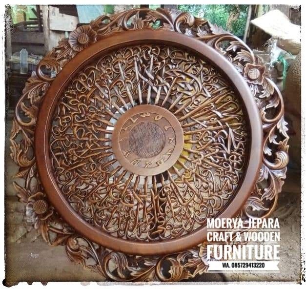 Detail Jam Kaligrafi Kayu Nomer 39