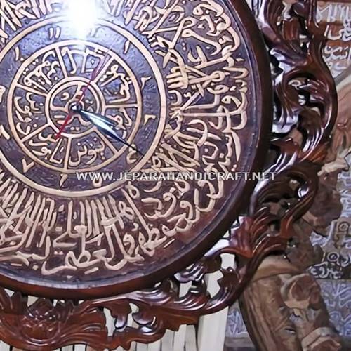 Detail Jam Kaligrafi Kayu Nomer 43
