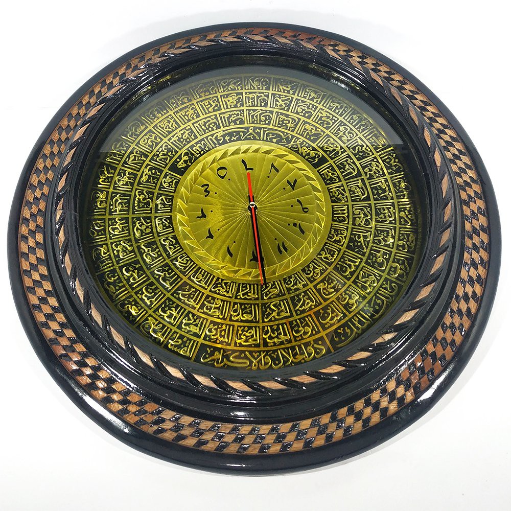 Detail Jam Kaligrafi Kayu Nomer 51
