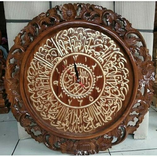 Detail Jam Kaligrafi Kayu Nomer 10