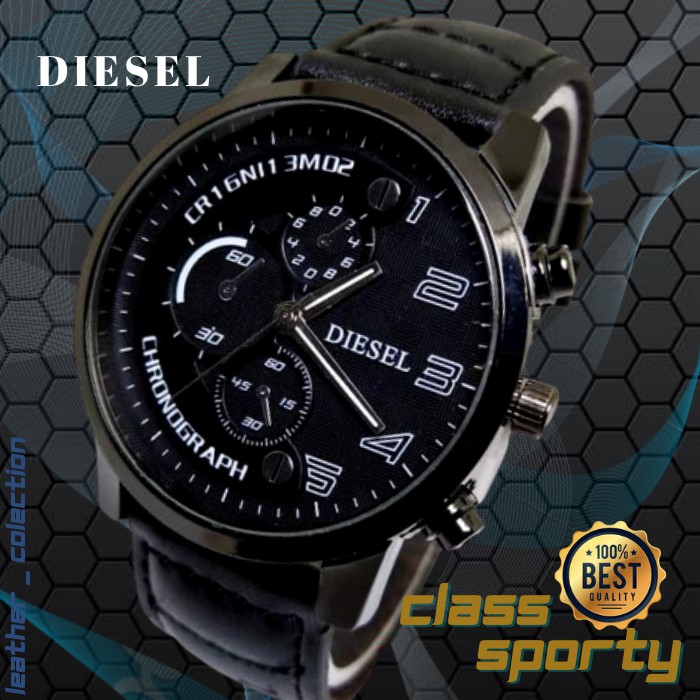 Detail Jam Tangan Diesel Tali Kulit Nomer 12