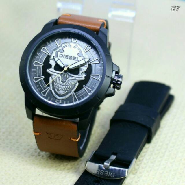 Detail Jam Tangan Diesel Tali Kulit Nomer 40