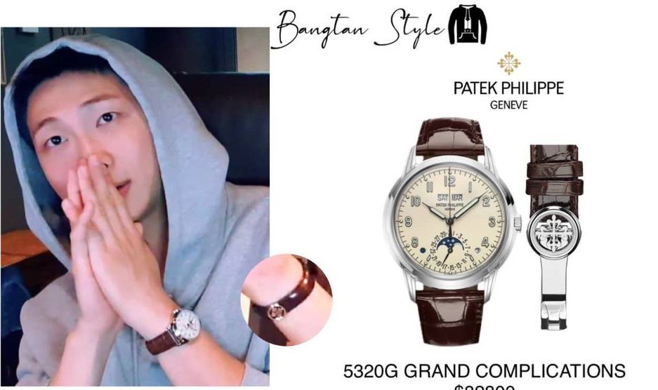 Detail Jam Tangan Kim Taehyung Nomer 26
