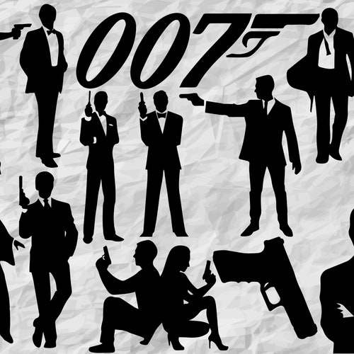 Download James Bond Silhouette Clip Art Nomer 17