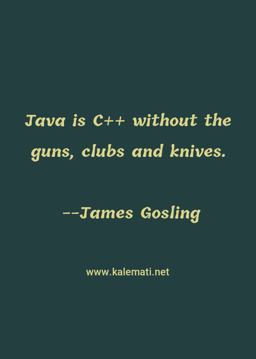 Detail James Gosling Quotes Nomer 22