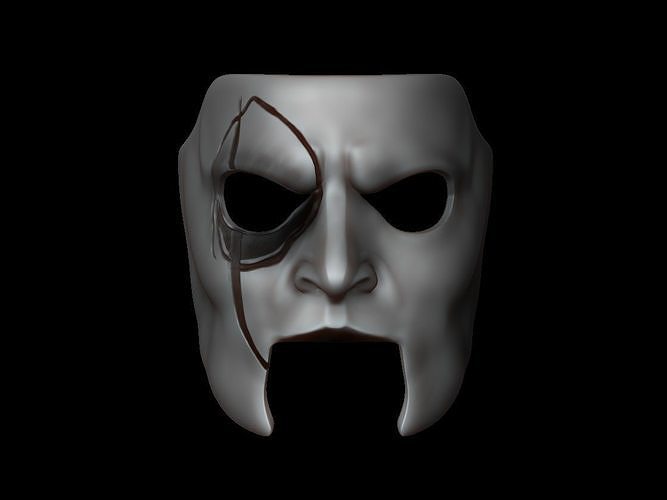 Detail James Root Slipknot Mask Nomer 19