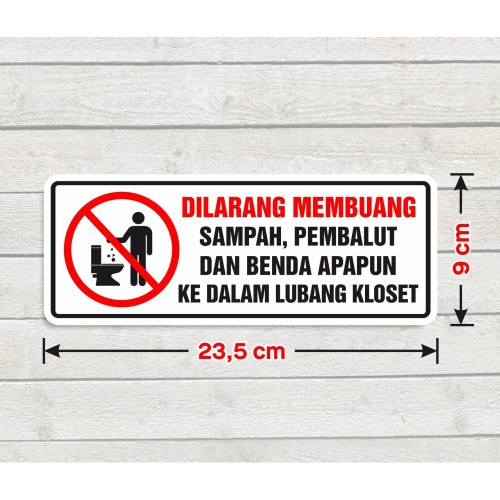 Detail Jangan Buang Sampah Di Toilet Nomer 12