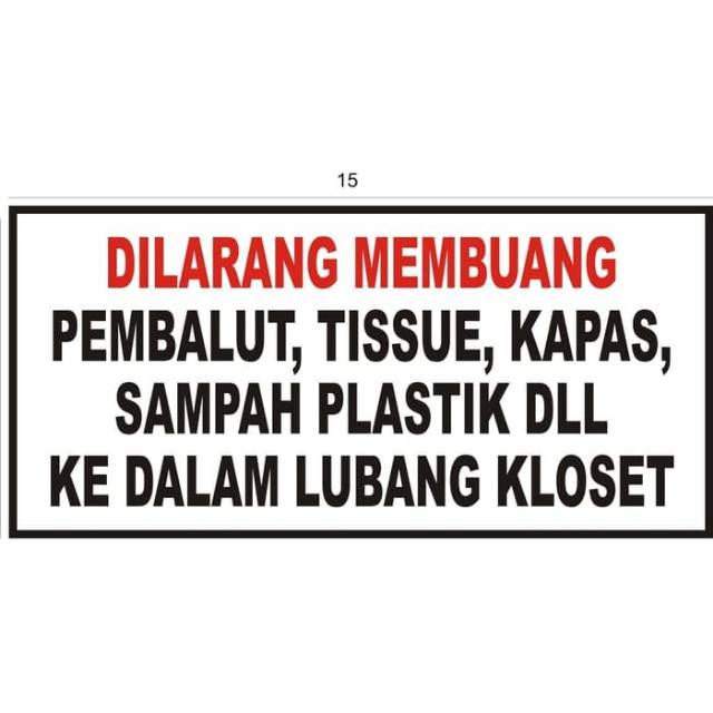 Detail Jangan Buang Sampah Di Toilet Nomer 13