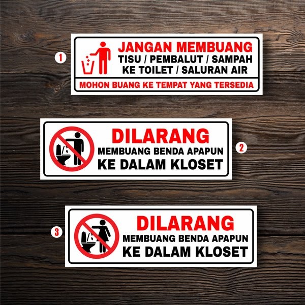 Detail Jangan Buang Sampah Di Toilet Nomer 16