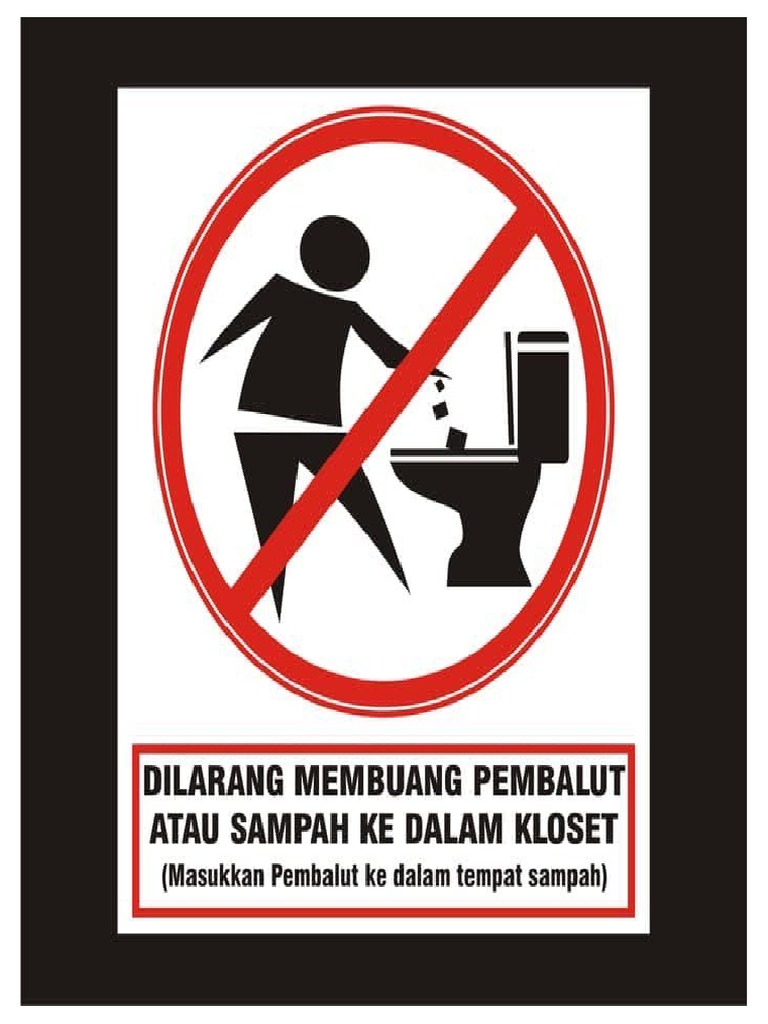 Detail Jangan Buang Sampah Di Toilet Nomer 32