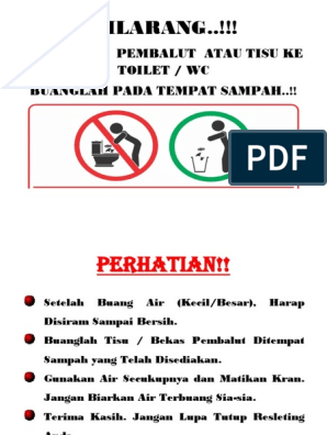 Detail Jangan Buang Sampah Di Toilet Nomer 38