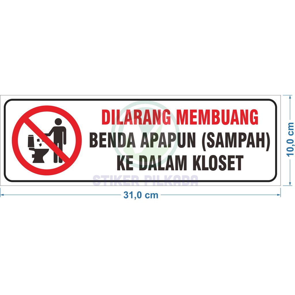 Detail Jangan Buang Sampah Di Toilet Nomer 7