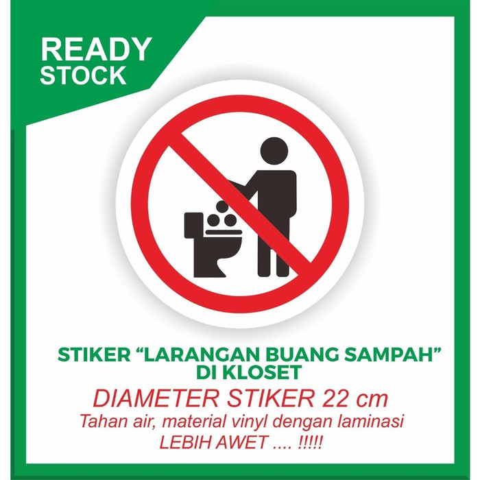 Detail Jangan Buang Sampah Di Toilet Nomer 9
