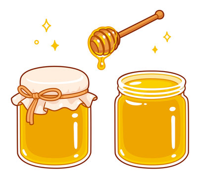 Detail Jar Of Honey Clipart Nomer 2