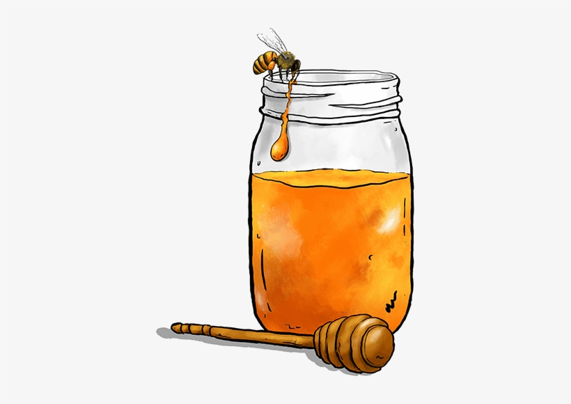 Detail Jar Of Honey Clipart Nomer 12