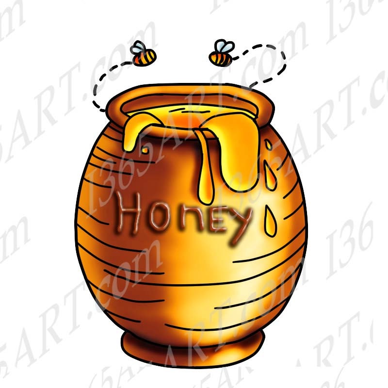 Detail Jar Of Honey Clipart Nomer 17