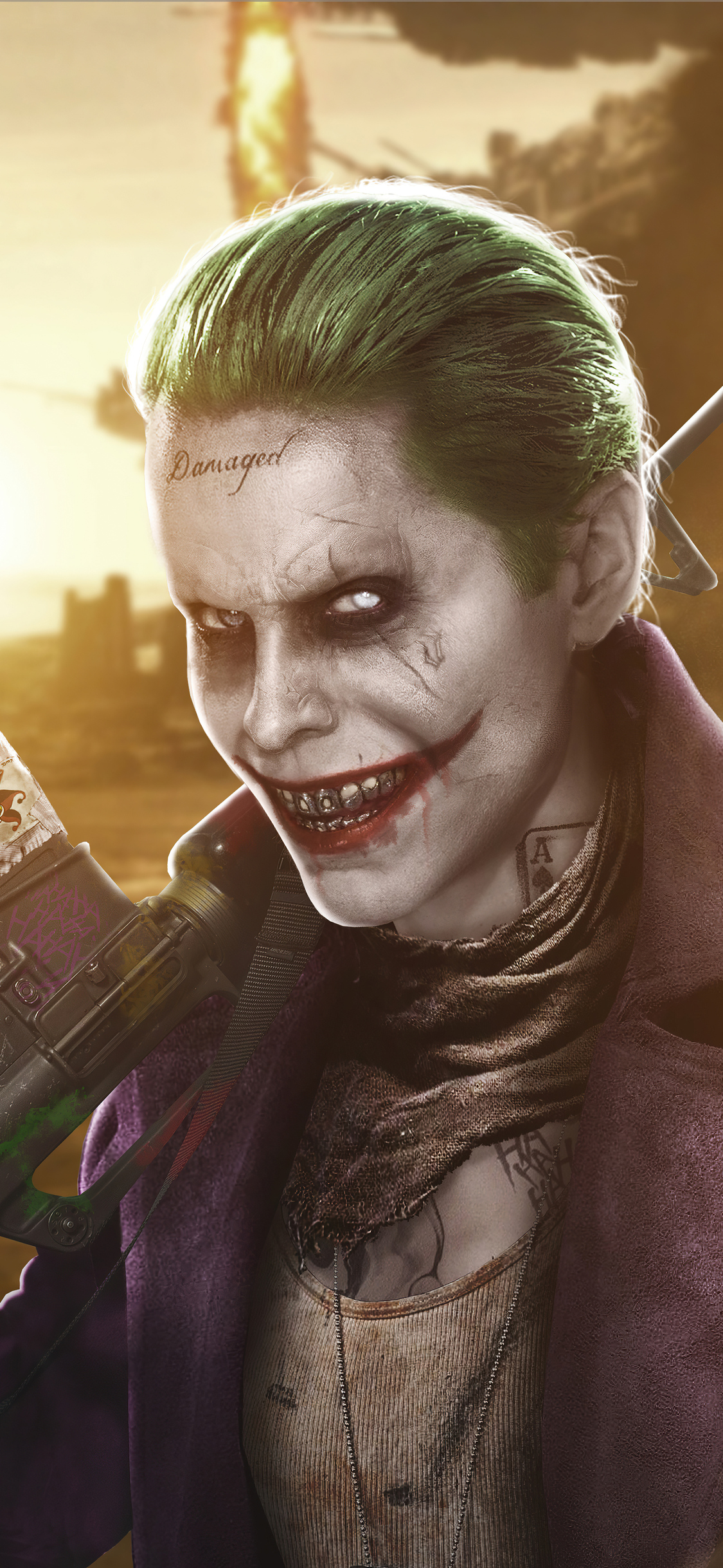 Detail Jared Leto Joker Wallpaper Nomer 9