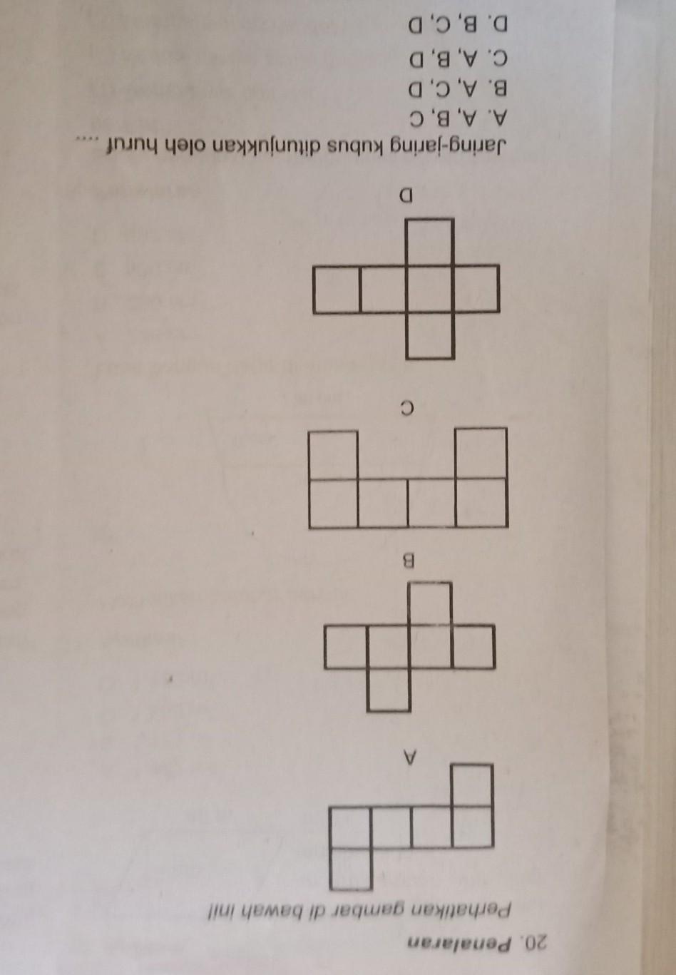 Detail Jaring Jaring Kubus Ditunjukkan Oleh Gambar Nomer 12