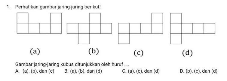 Detail Jaring Jaring Kubus Ditunjukkan Oleh Gambar Nomer 15