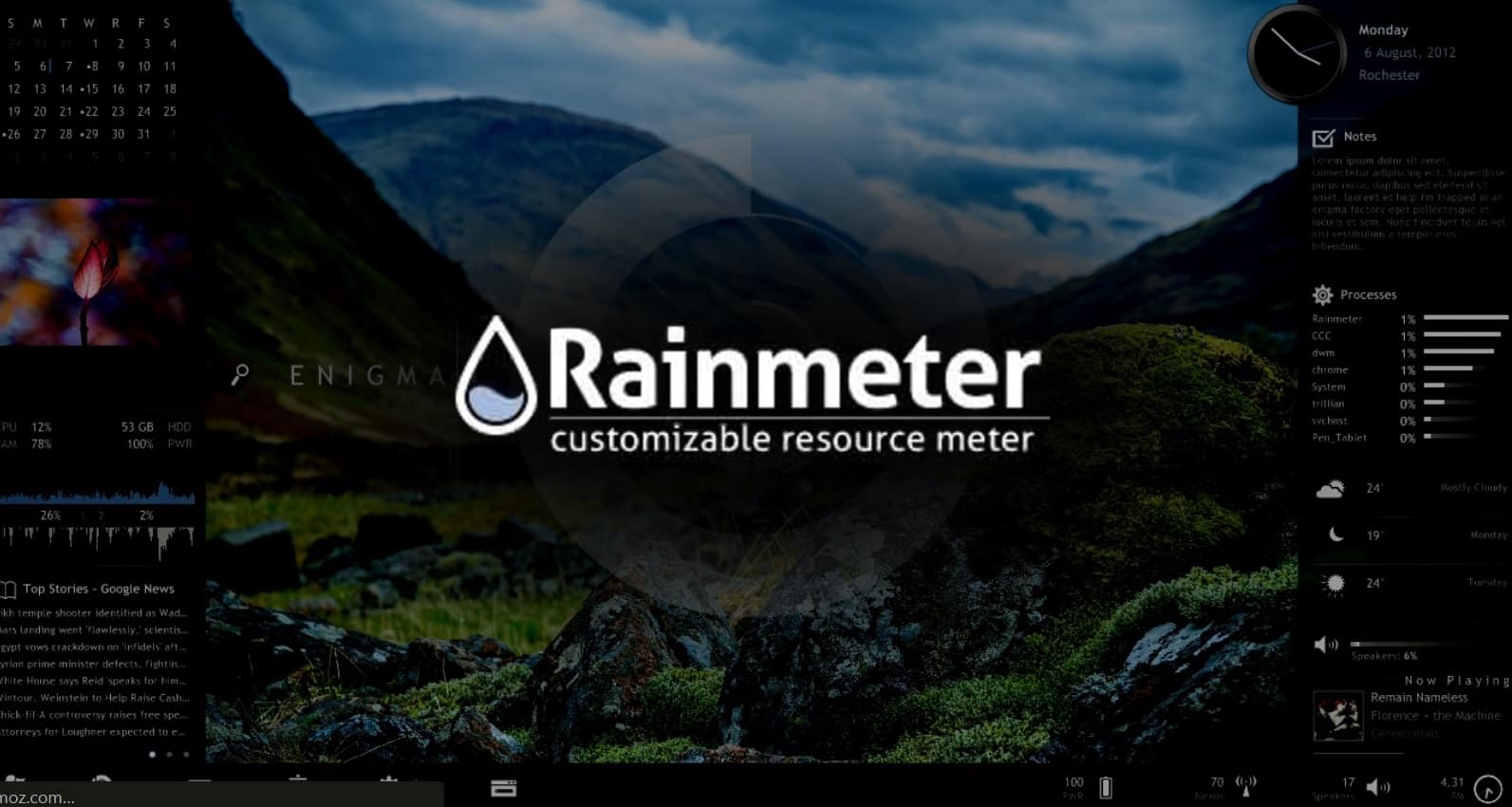 Detail Jarvis Rainmeter Skin Nomer 49