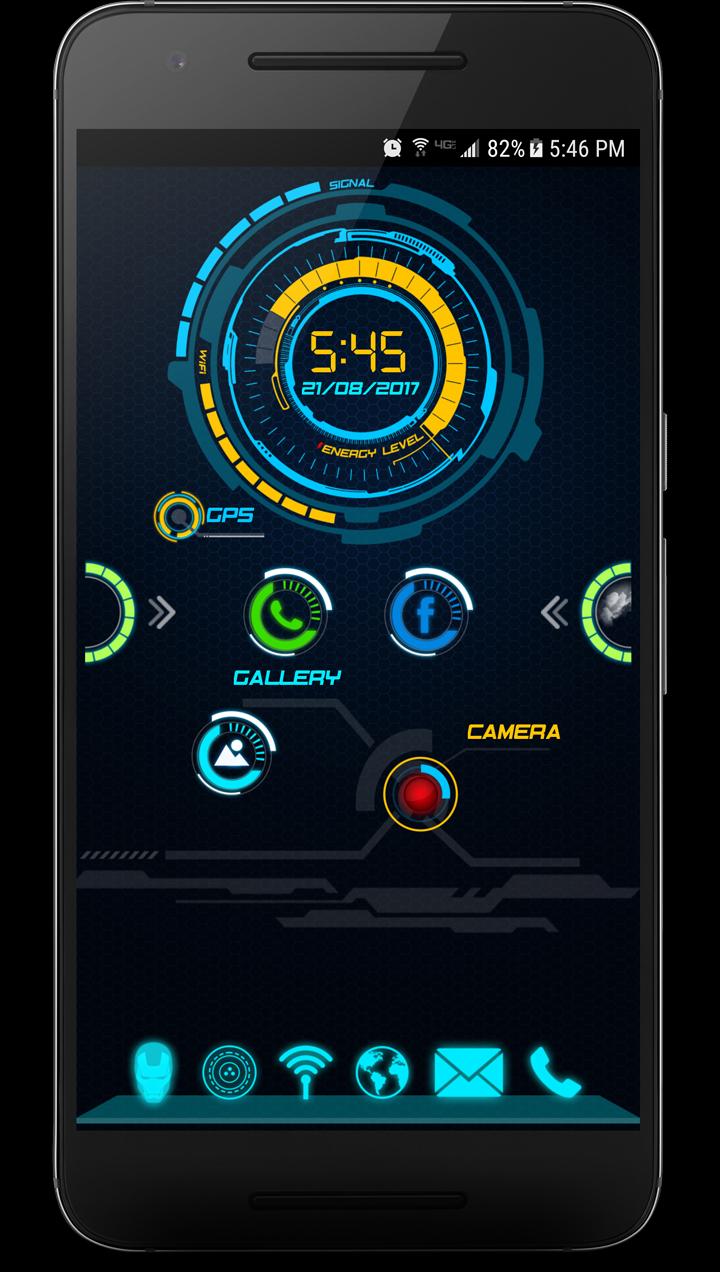 Detail Jarvis Theme For Android Nomer 13