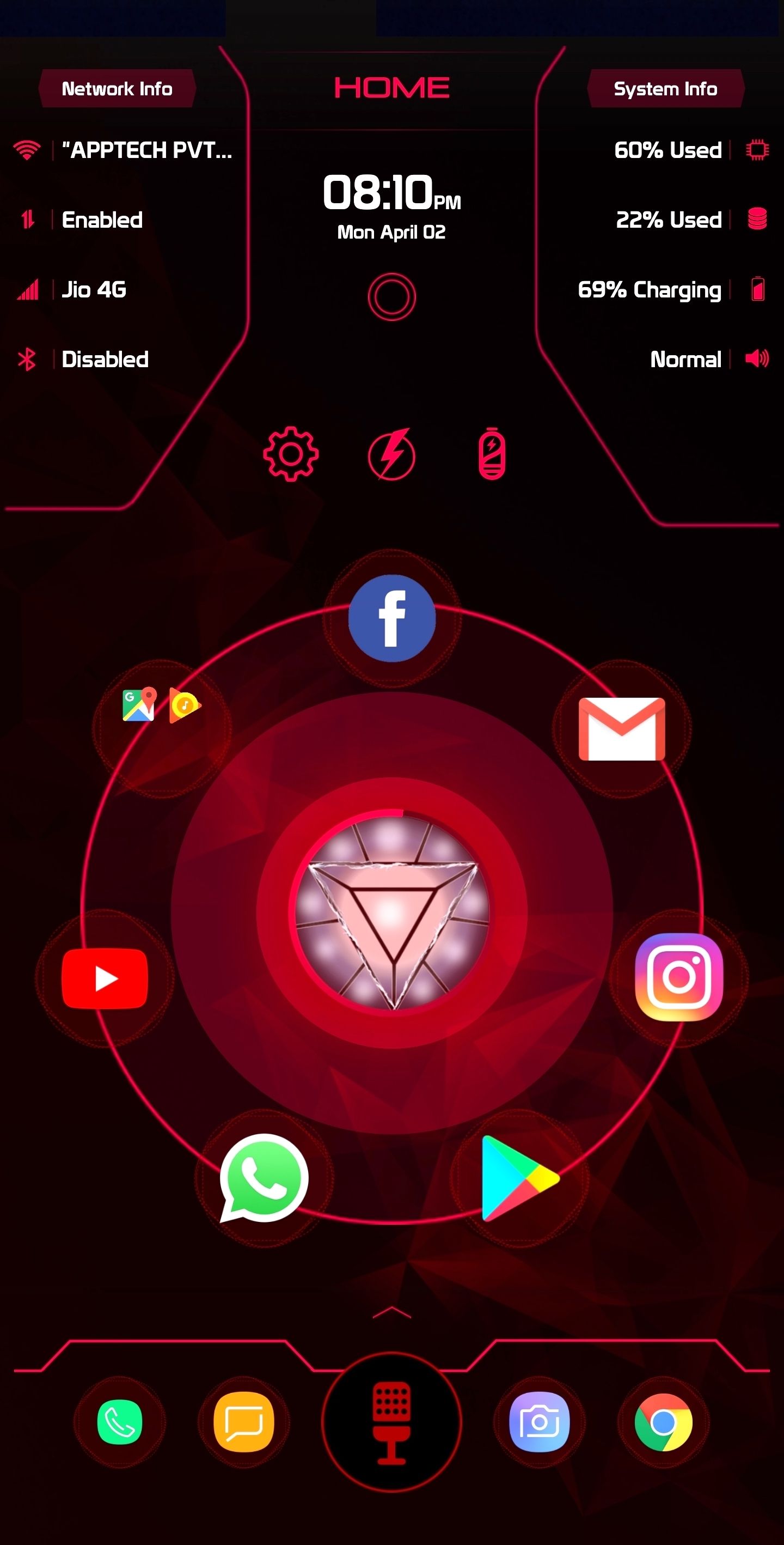 Detail Jarvis Theme For Android Nomer 55