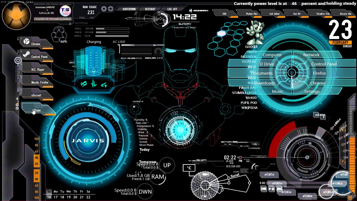 Detail Jarvis Theme For Windows 10 Nomer 3