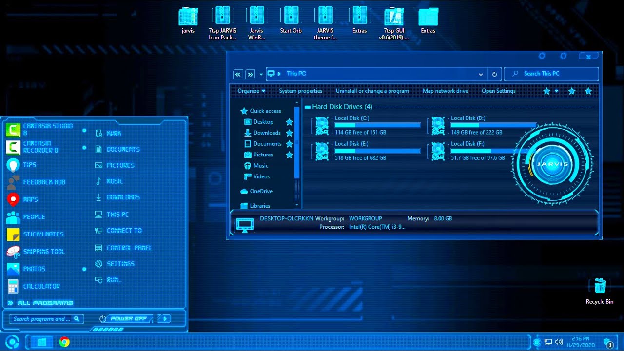 Detail Jarvis Theme For Windows 7 Nomer 43