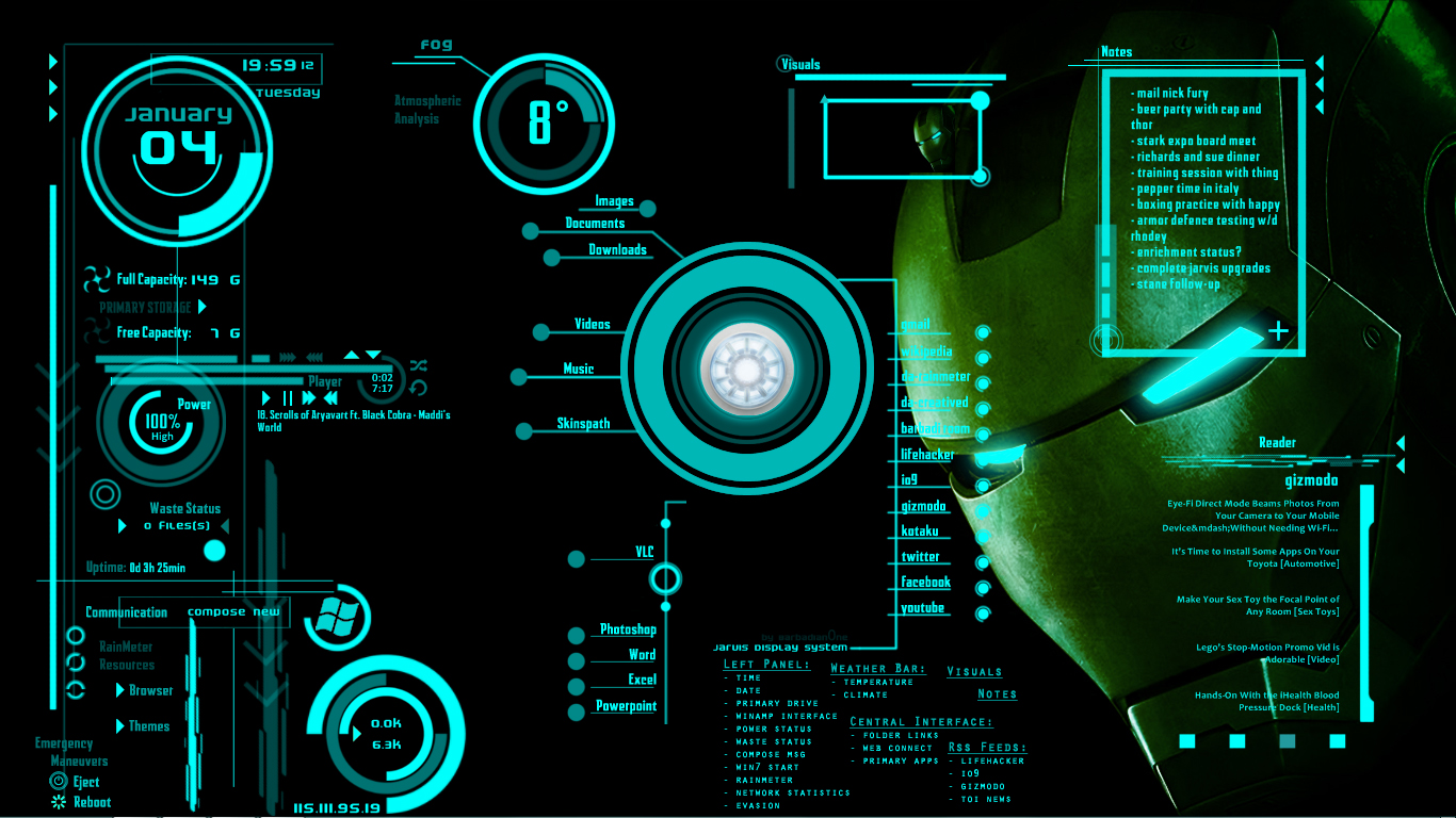 Detail Jarvis Theme For Windows 7 Nomer 7