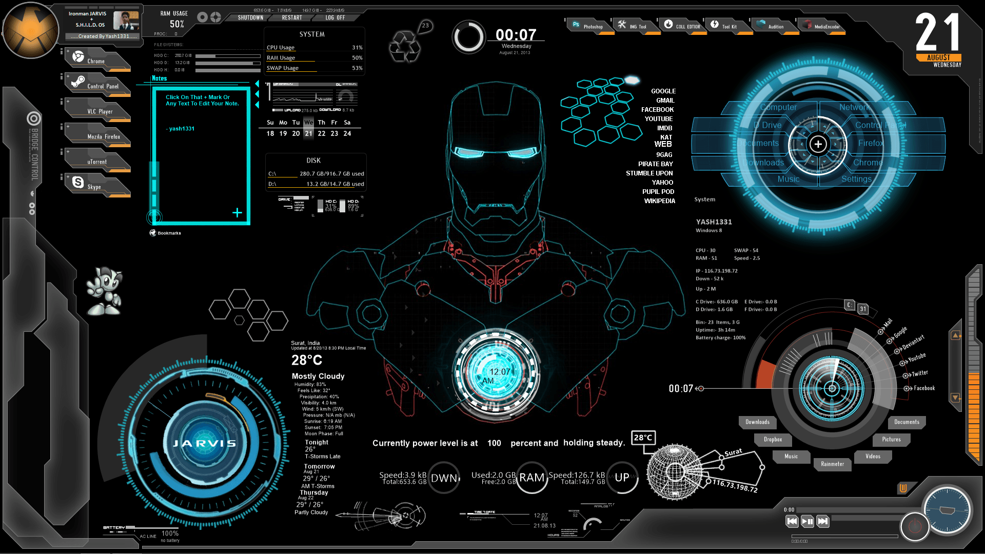 Detail Jarvis Wallpaper Hd Nomer 2