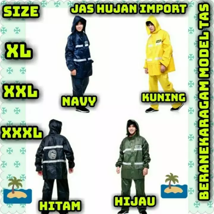 Detail Jas Hujan Import Nomer 53