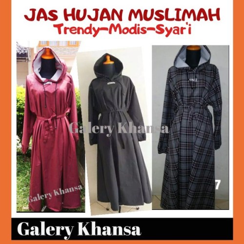 Detail Jas Hujan Muslimah Nomer 32