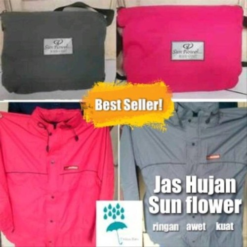 Detail Jas Hujan Sun Flower Nomer 18