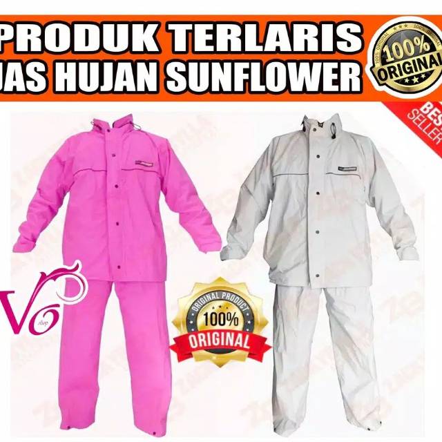 Detail Jas Hujan Sun Flower Nomer 51