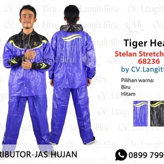 Detail Jas Hujan Tiger Head Original Nomer 54