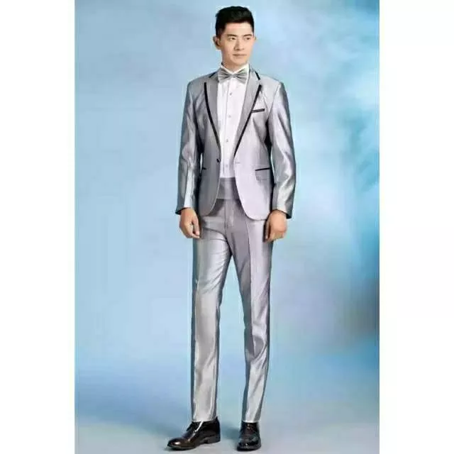 Detail Jas Pengantin Silver Nomer 16