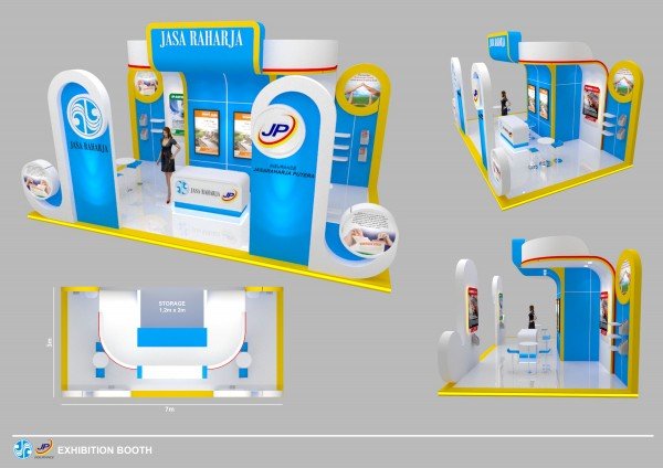 Detail Jasa Desain 3d Booth Nomer 2