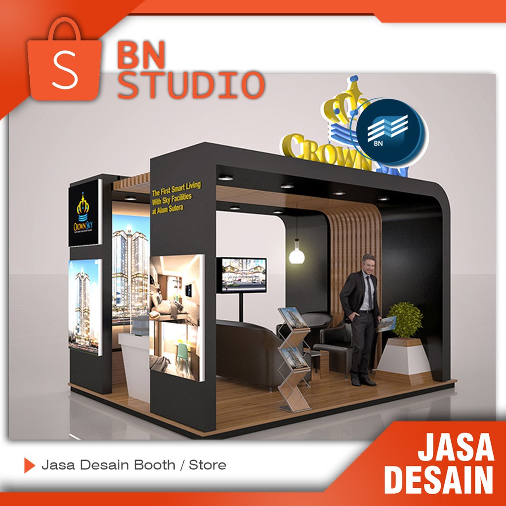 Detail Jasa Desain 3d Booth Nomer 27