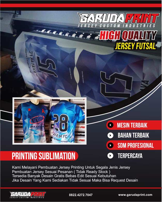 Detail Jasa Desain Jersey Futsal Nomer 3