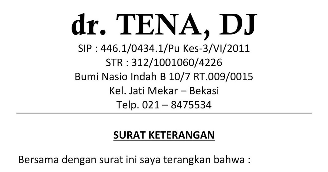 Detail Jasa Surat Dokter Nomer 32