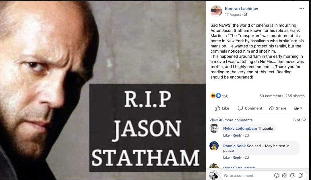 Detail Jason Statham Died Nomer 2