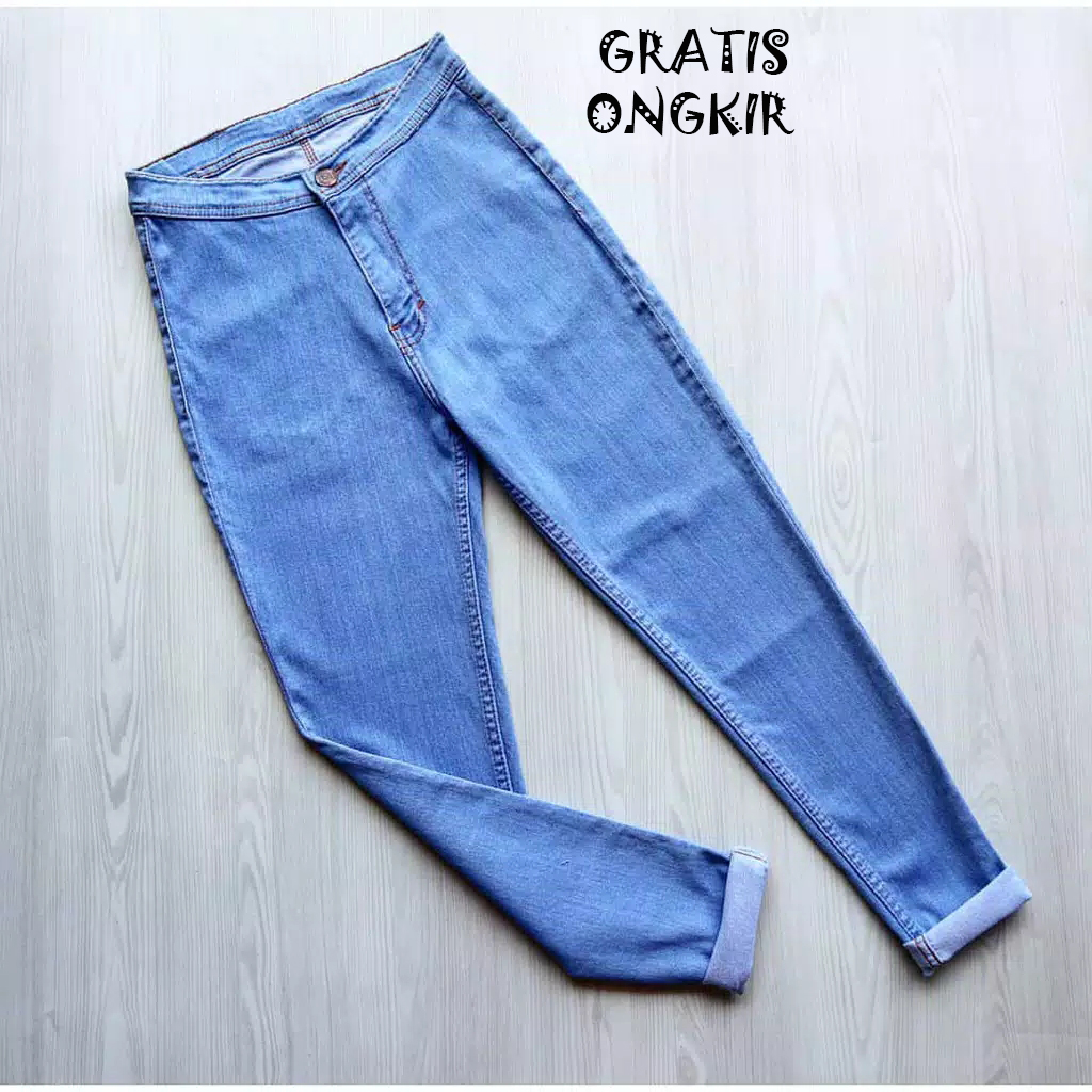 Detail Jeans Biru Langit Nomer 10