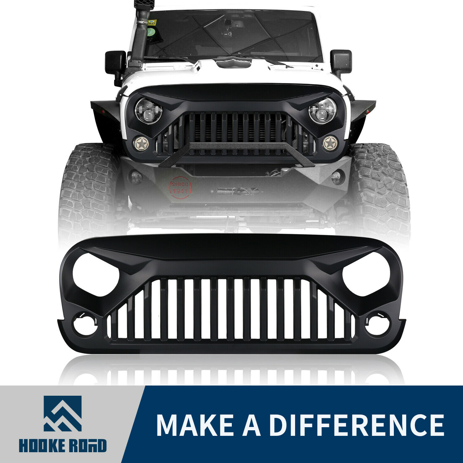 Detail Jeep Darth Vader Grill Nomer 45