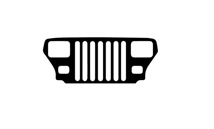 Detail Jeep Grill Clipart Nomer 42