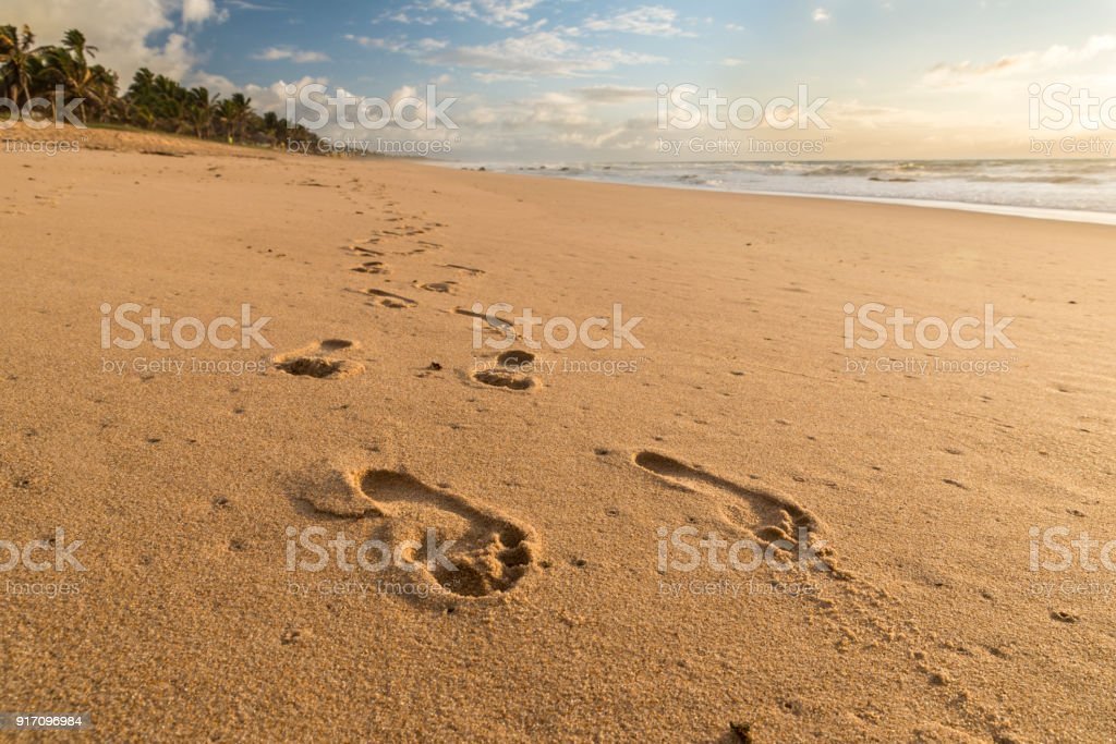 Detail Jejak Kaki Di Pantai Nomer 56